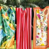 Toalha de Praia Velour Dohler Verão 01 76cmx1,52mts