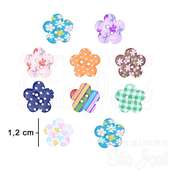 Kit Botão Patchwork Veceli B-021 Flor