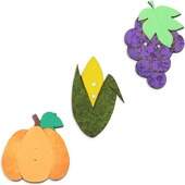 Botão Patchwork Cantinho da Arte - Legumes FL