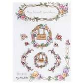 Kit Botão Patchwork Cantinho da Arte 7775 Flores 08 Und FL