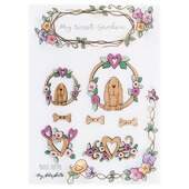 Kit Botão Patchwork Cantinho da Arte 7776 Guirlanda Cachorrinho 07 Und FL