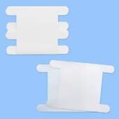 Visor e Etiqueta Dello para Pasta Suspensa Branca com 50und 121.E