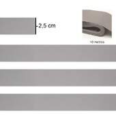 Faixa Refletiva Coats Cor Prata 25mm com 10m