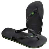 Sandalias Havaianas Brasil Preto - 1 Par