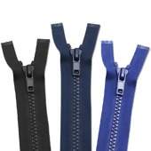 Zíper Separável Plástico 65cm 6mm com 05Und
