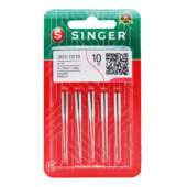 Agulha de Maquina Singer para Costura 3651 nº10 Galoneira com 10 Und