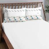 Jogo de Cama Casal Queen Âmbar de Algodão Dohler Sara 3 Peças FL
