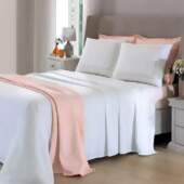 Jogo de Cama Casal Queen Premium 180 Fios de Algodão Dohler Sofia 4 Peças FL