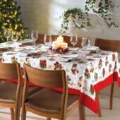 Toalha de Mesa Athenas Retangular Dohler Natal 111 1,60x2,50mts FL