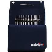 Kit de Agulhas Circular para Tricô ADDICLICK Novel Lace Curtas 730-2 com 08 pares FL