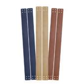Alça de Cesto em Couro Simples G 182-S 35cm Par