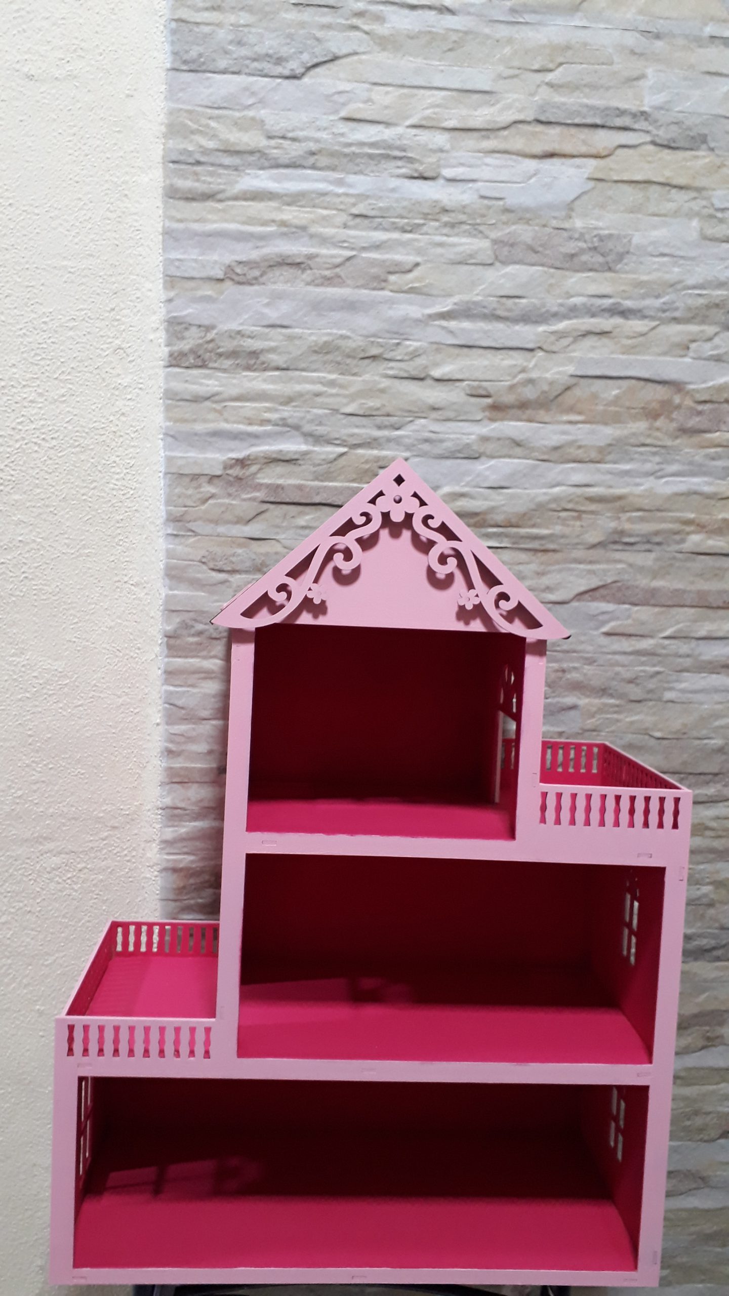 Casa de Boneca em mdf com Tema 60cm