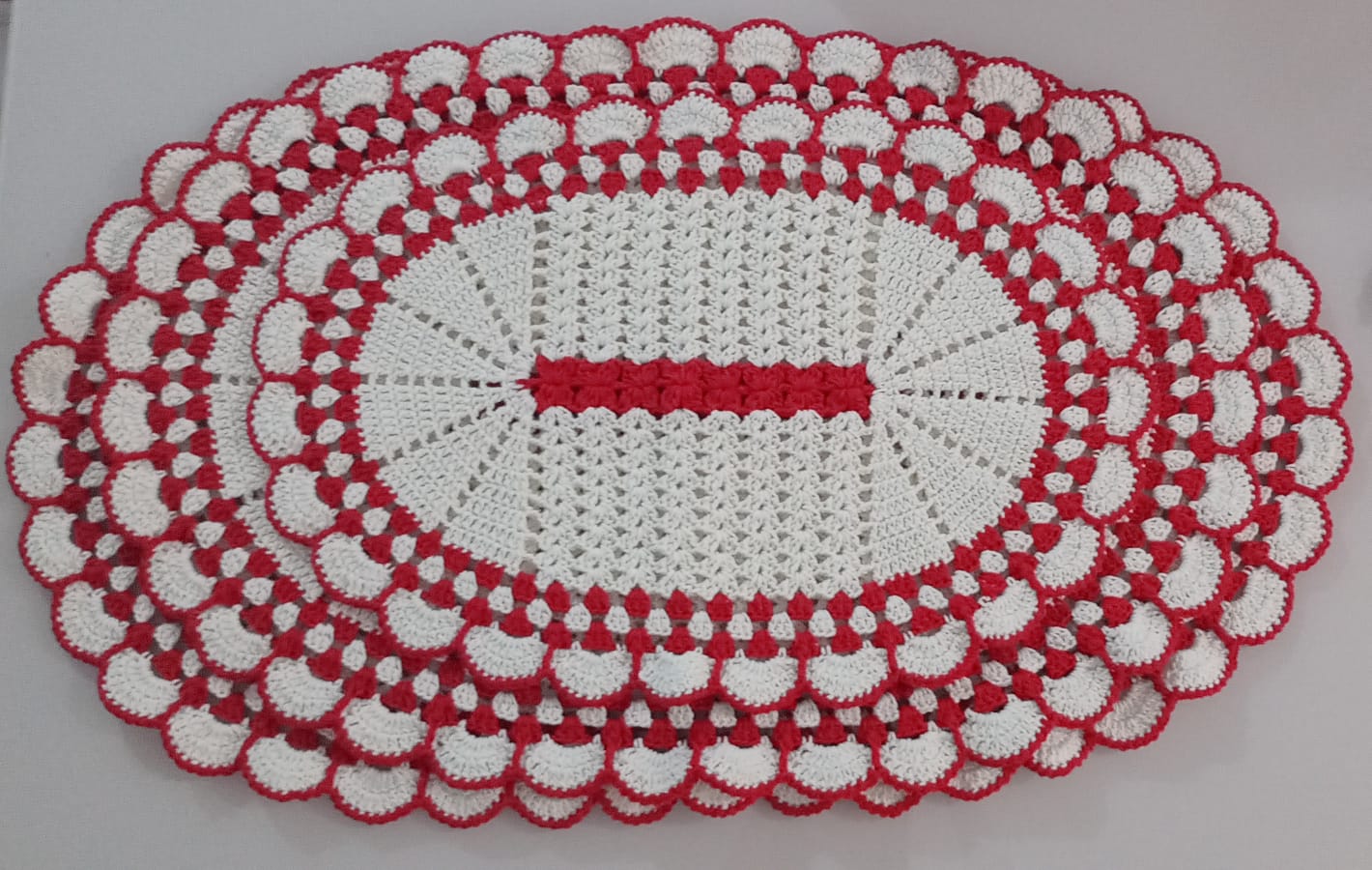 Jogo de cozinha de croche  Crochet home, Christmas crochet, Crochet table  runner