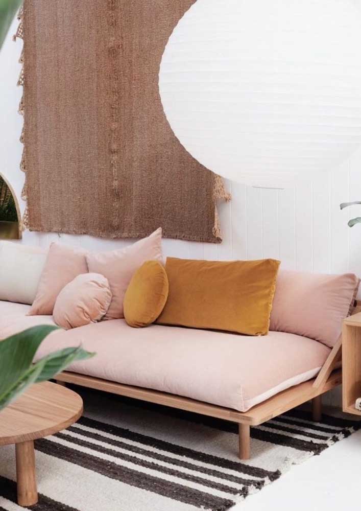 Sofás rosa: inspire-se em ideias e fotos incríveis de decoração