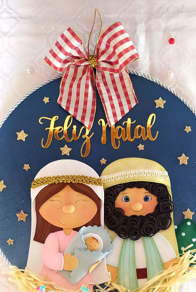 Guirlandas de Natal em EVA: 50 ideias lindas para decorar sua casa