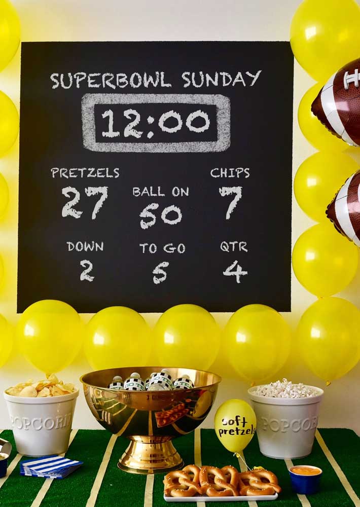 Como fazer uma festa com tema do Super Bowl perfeita: decorações, comidas e jogos incríveis