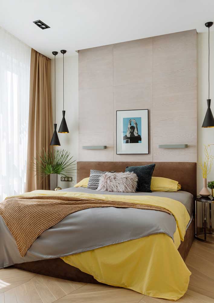 Inspire-se com 55 ideias incríveis de decoração para quarto de casal