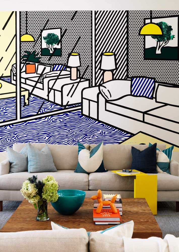 Cores Alegres: Decore sua Sala com Estes 50 Projetos Incríveis