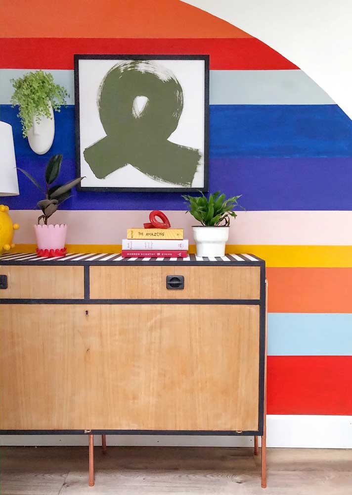 Cores Alegres: Decore sua Sala com Estes 50 Projetos Incríveis