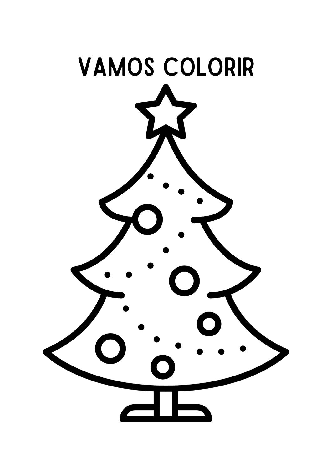 Dicas e modelos de árvores de Natal coloridas para educação infantil