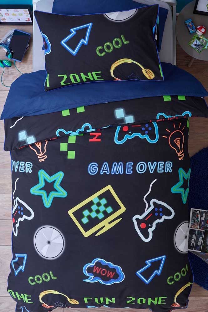 Decorar quarto gamer com criatividade