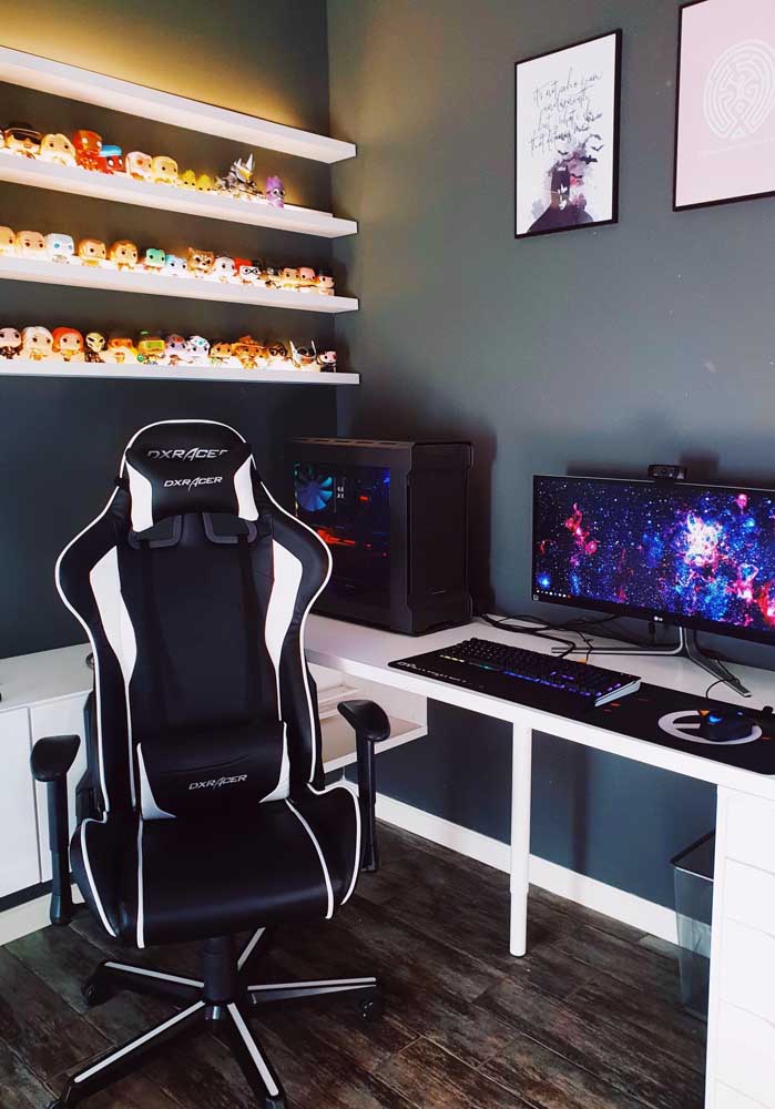 Decorar quarto gamer com criatividade