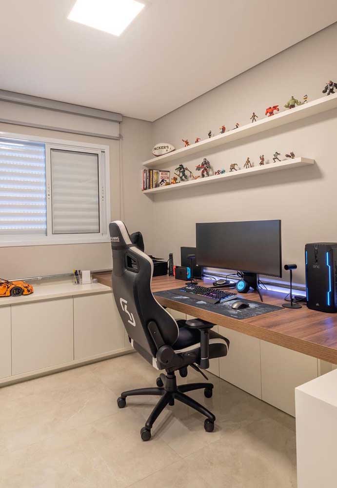 Decorar quarto gamer com criatividade