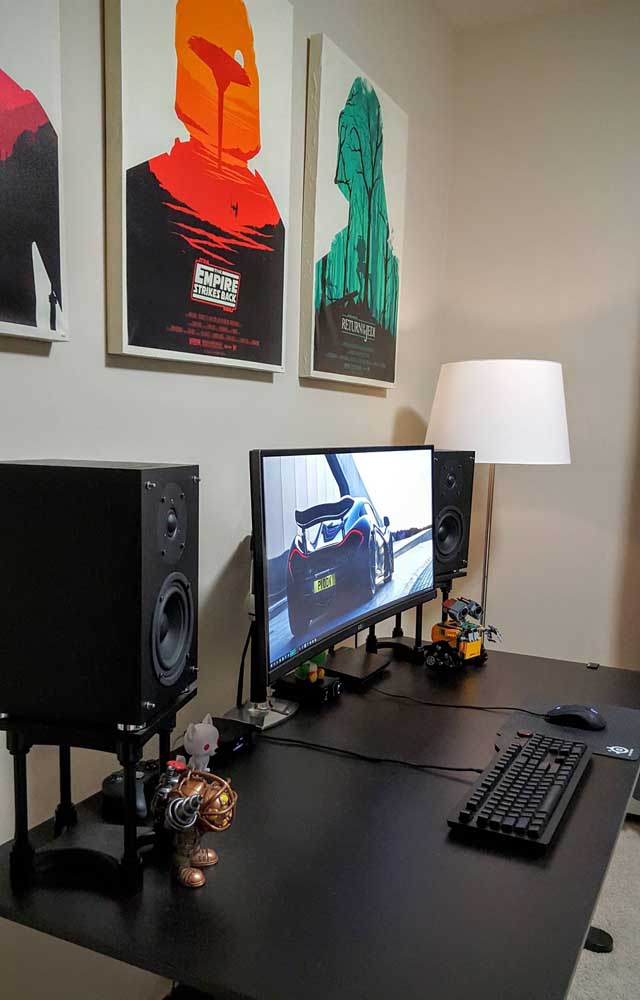 Decorar quarto gamer com criatividade