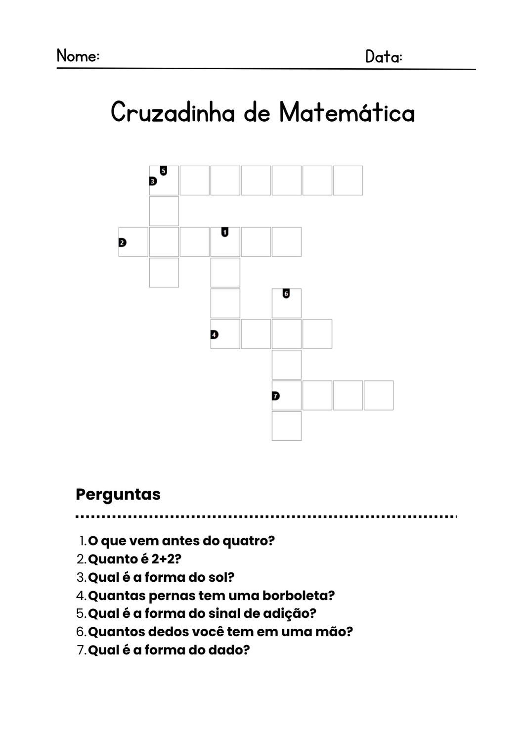 Cruzadinhas e passatempos: modelos engraçados para imprimir