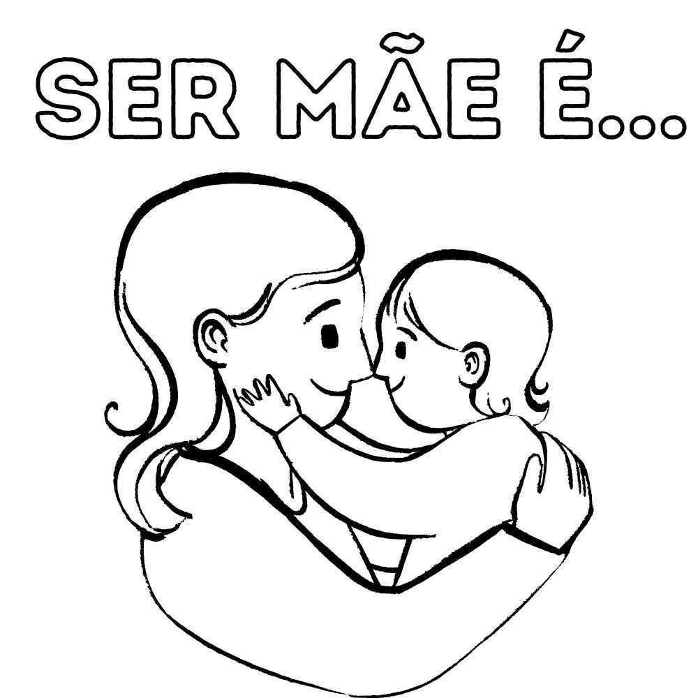 Fofas lembrancinhas DIY de molde mãe e filho para imprimir