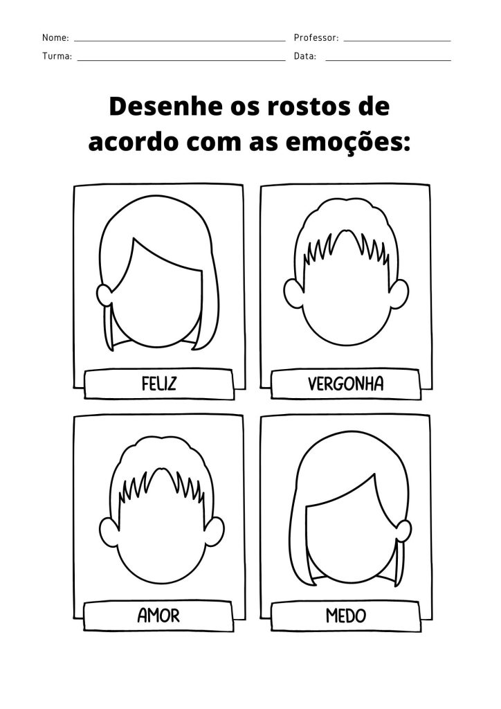 Atividades lúdicas para crianças: valores e emoções