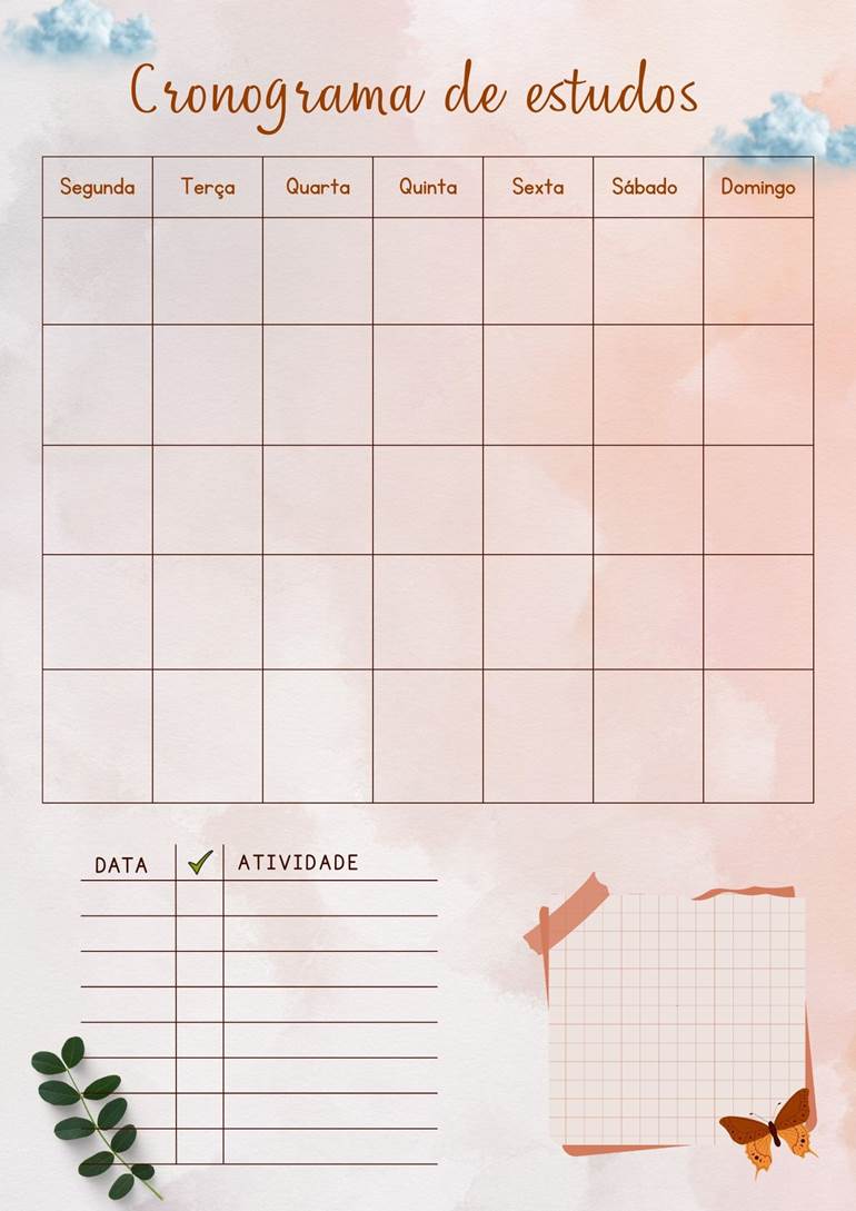 Calendários criativos para print e organização