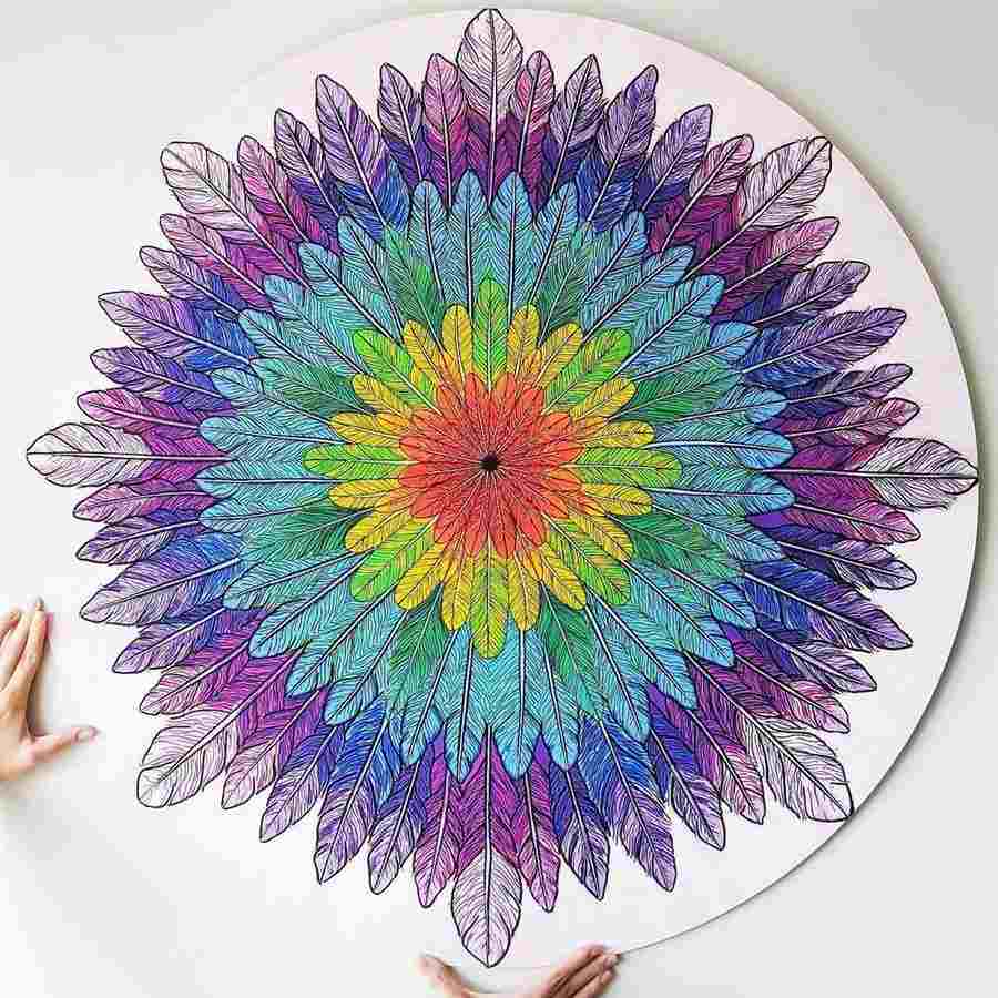 Combinações Perfeitas de Cores em 75 Modelos de Mandalas para Colorir