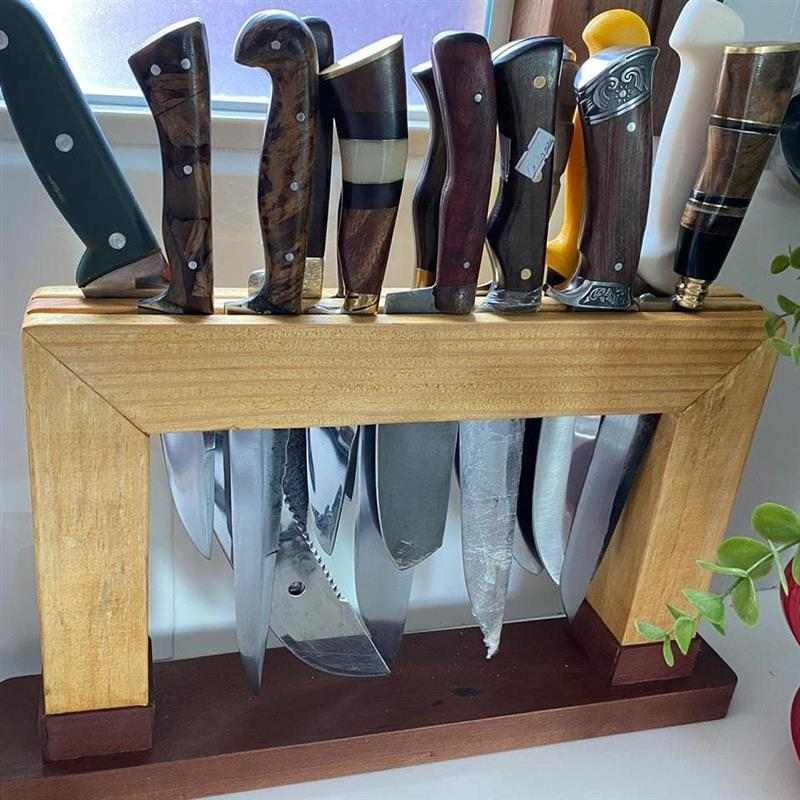 Faca seu porta facas artesanal - decore a cozinha com estilo e organização