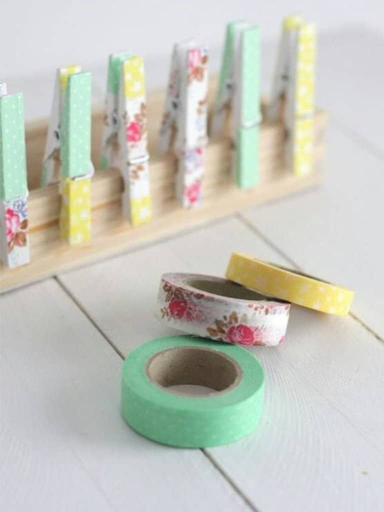 Decorando seu lar com fita Washi versátil