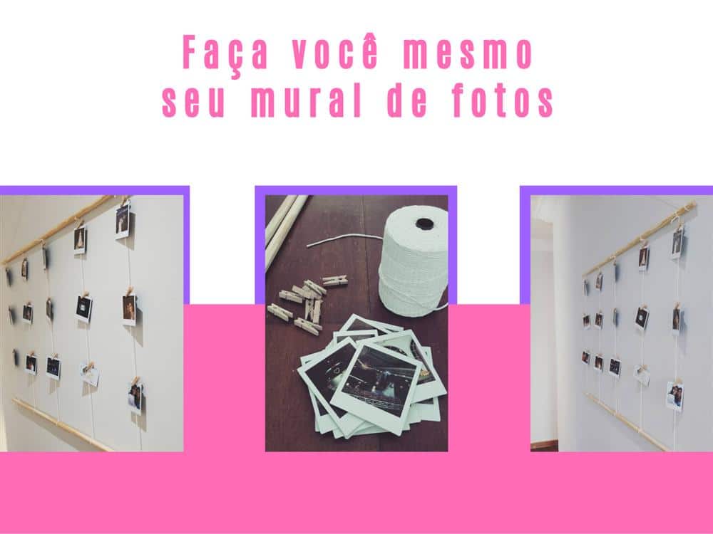 Decorar com mural de fotos? Confira ideias fáceis e criativas!