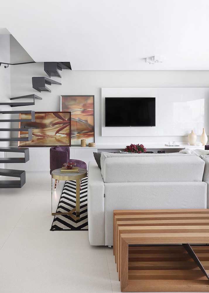 Inspiração para a decoração da sua sala com belos modelos