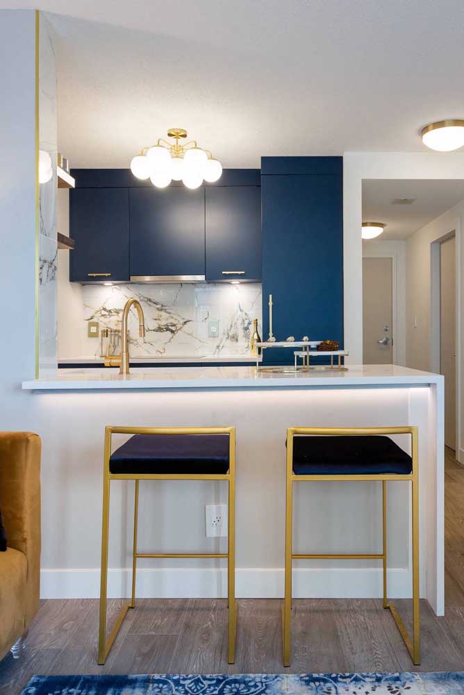 60 ideias de decoração para usar o azul marinho com charme