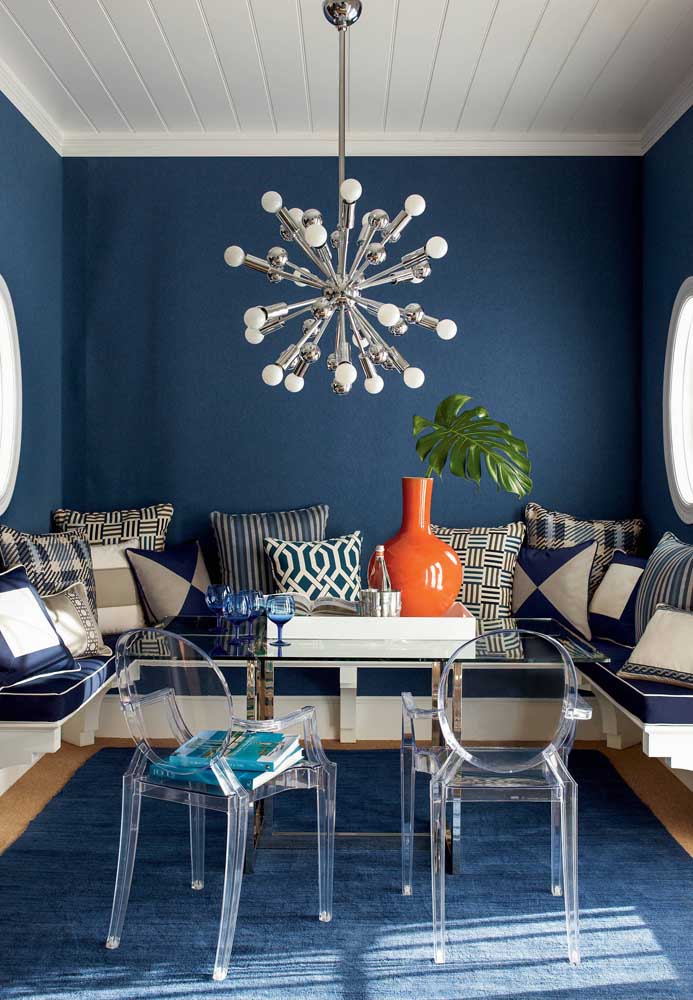 60 ideias de decoração para usar o azul marinho com charme