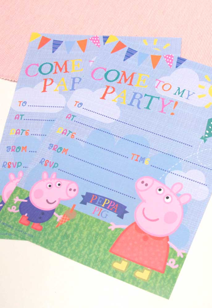 Festa incrível da Peppa: organize com ideias artesanais