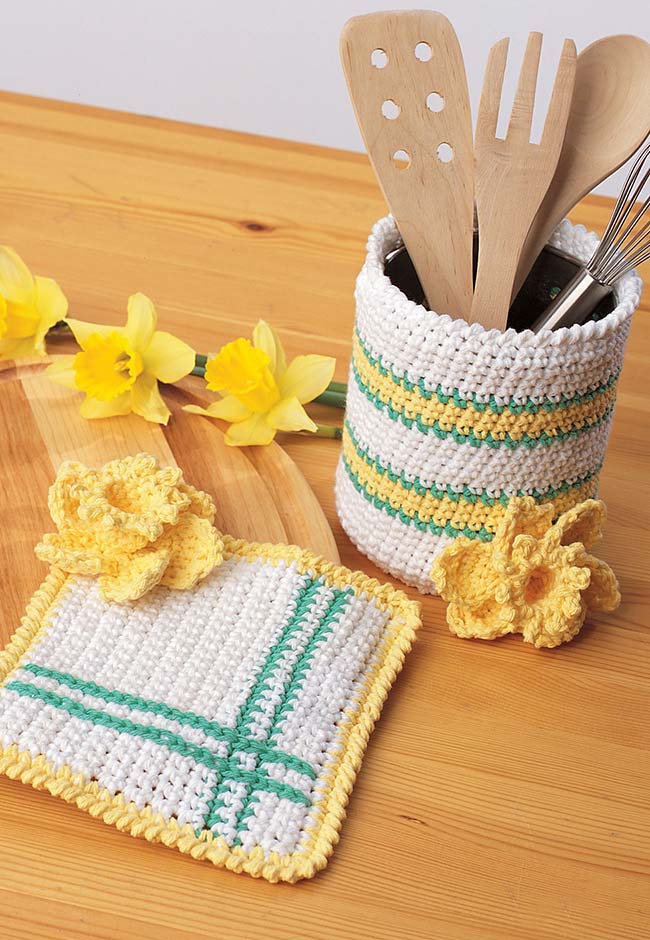 Crochê na cozinha: Inspire-se e faça o seu set artesanal único