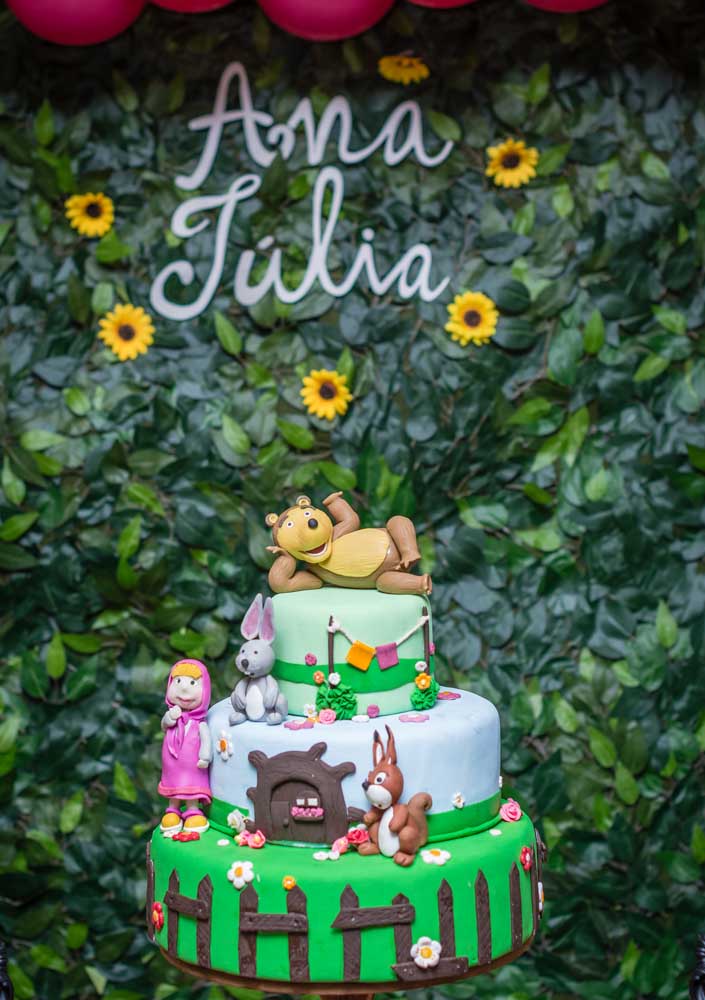 Festa Infantil com Personagens de Masha e o Urso