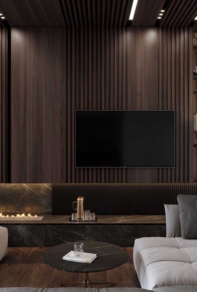 Inspire-se com 60 ideias incríveis para decorar sua sala de TV compacta