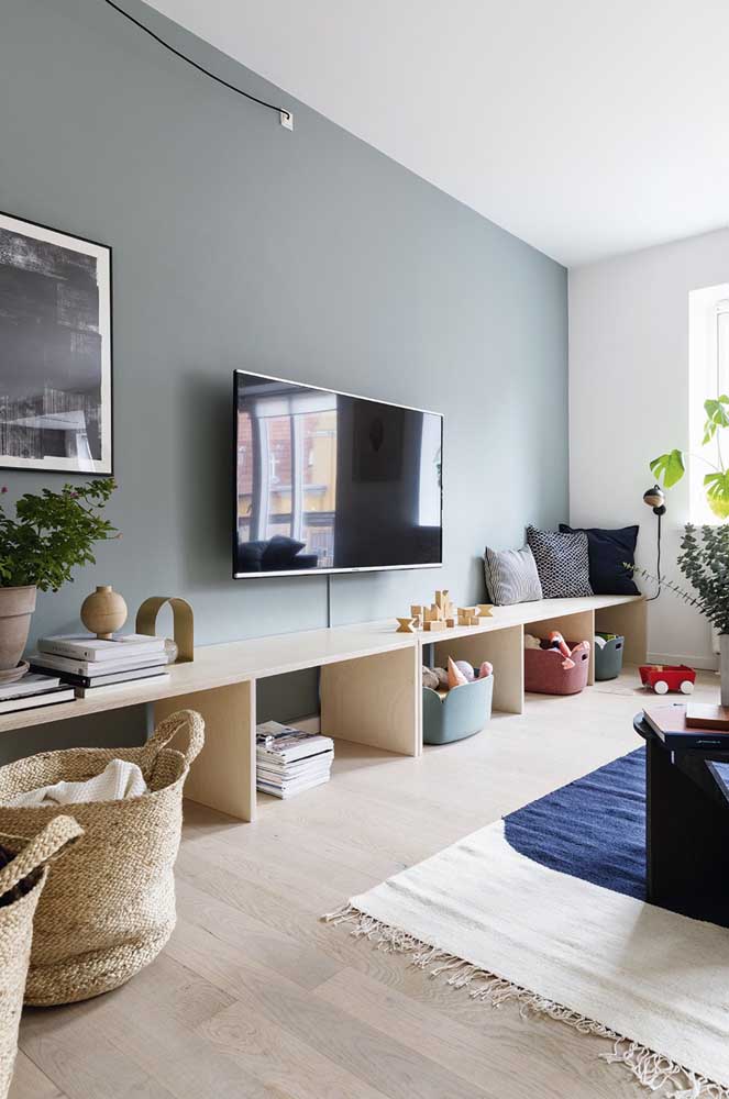 Inspire-se com 60 ideias incríveis para decorar sua sala de TV compacta