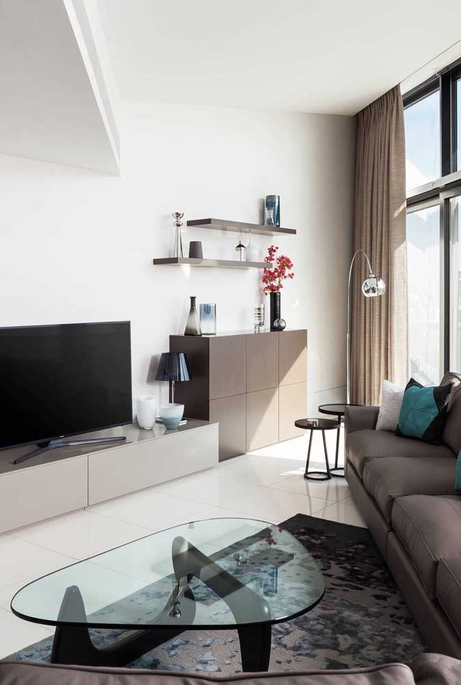 Inspire-se com 60 ideias incríveis para decorar sua sala de TV compacta