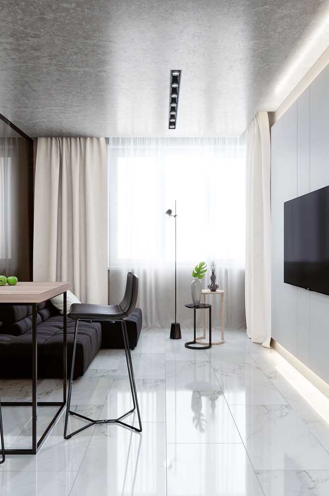 Inspire-se com 60 ideias incríveis para decorar sua sala de TV compacta