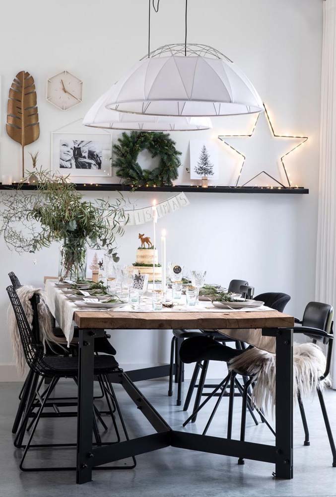 Inspire-se com 50 ideias criativas para decorar sua mesa de Natal