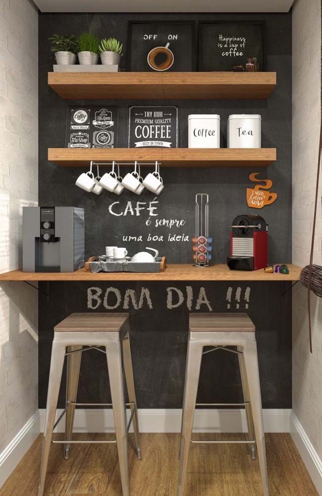 Dicas para montar seu cantinho do café e 50 ideias criativas para decorar