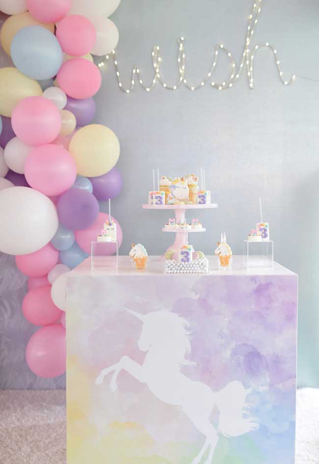 Festa de unicórnio: Inspire-se com 70 ideias criativas de decoração