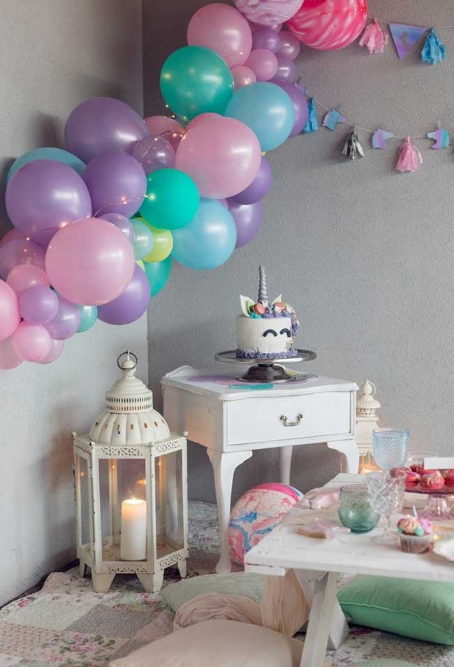 Festa de unicórnio: Inspire-se com 70 ideias criativas de decoração